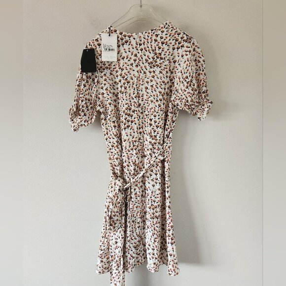 Faithfull the Brand White and Brown Mini Dress - Picture 6 of 10